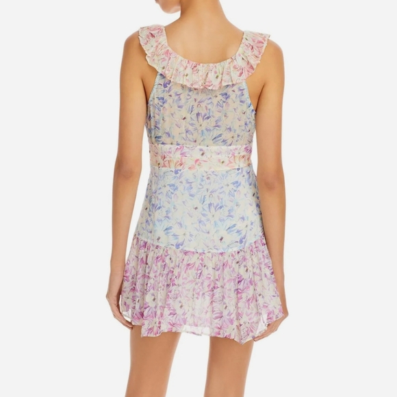 Love Shack Fancy Seneca Floral Tiered Fit & Flare Dress MSRP $425 - Picture 5 of 16